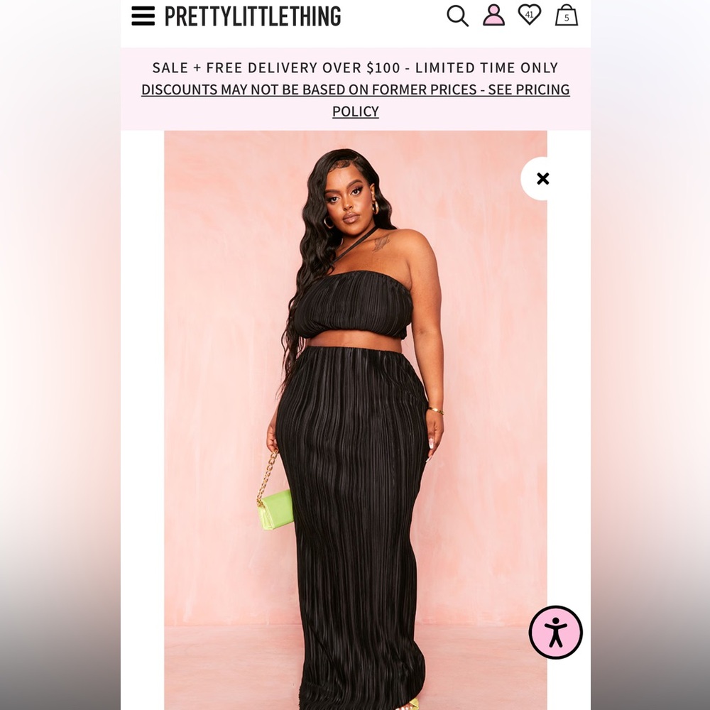 Pretty little think maxi skirt set
